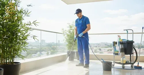 Balcony and utility area cleaning in Coimbatore