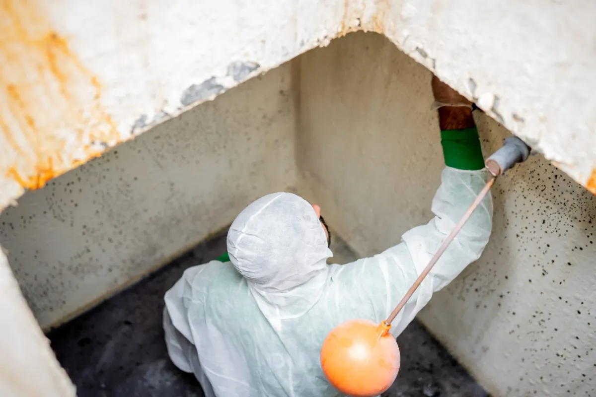 Concrete RCC water tank cleaning in Coimbatore
